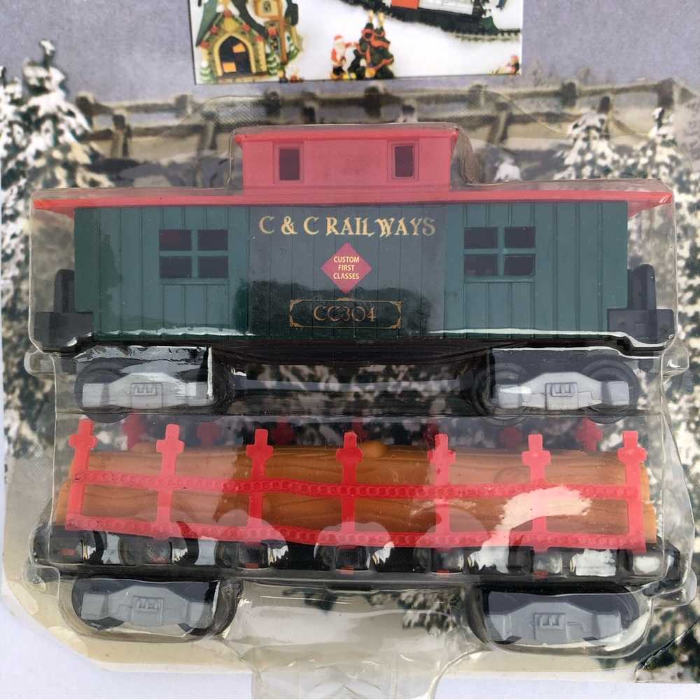 Caboose and Log Carrier